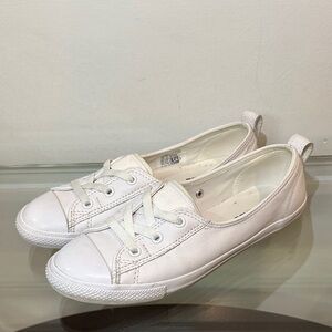 Converse White Leather Sneakers